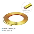 thumbnail image 3 of REGALWOVEN Flexible Molding Trim Self Adhesive, Peel and Stick Metallic Mirror Frame Gold 16.4Ftx0.31Inch, 3 of 7