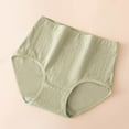 thumbnail image 4 of yunLCZ Underwear for Women Cotton Women's New Summer Leak Proof And Breathable Mid High Waist Large Size Underpants Stretch Cool Underwear for Women, 4 of 4