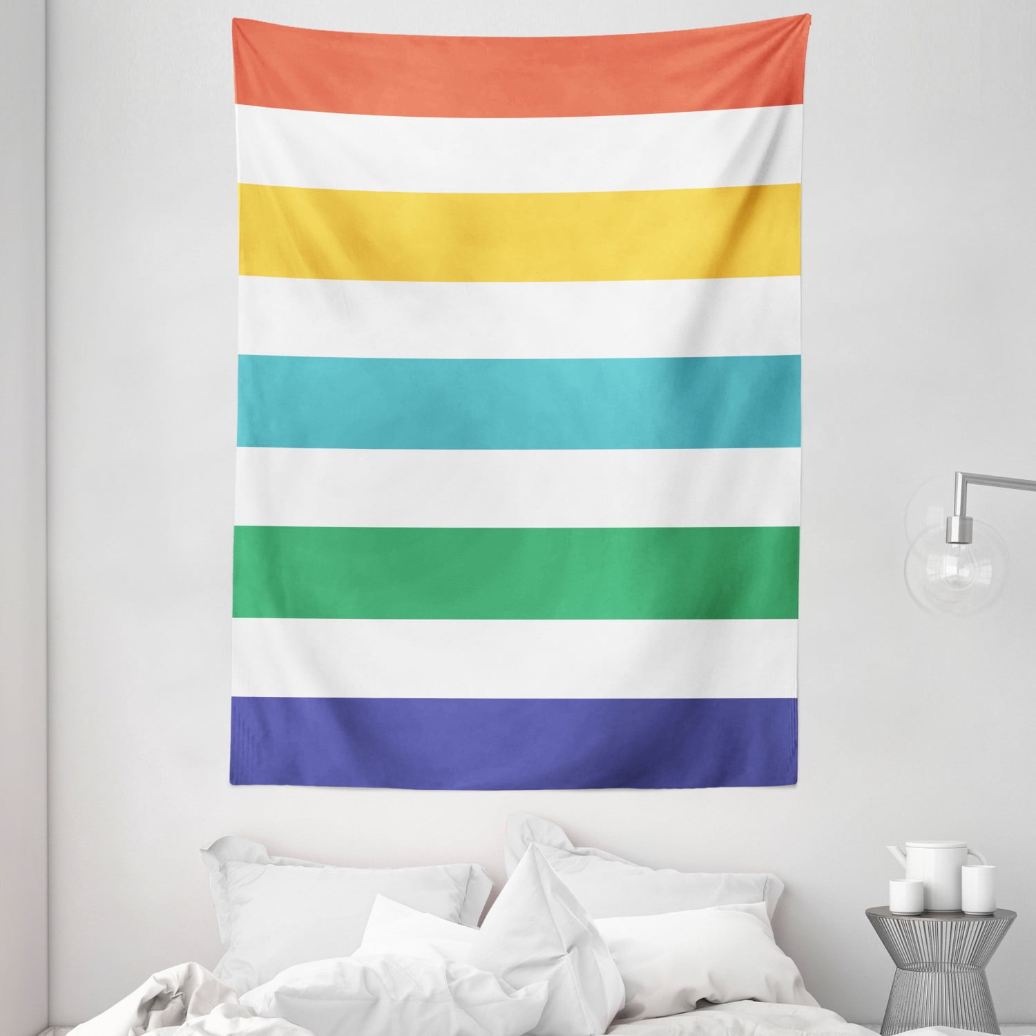 Dandelion Rainbow Tapestry Wall Hanging for Living Room Bedroom Dorm Decor 