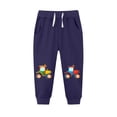 thumbnail image 2 of THDHVS Boys Sweatpants,Girls Side Pocket Sweatpants Straight Leg Elastic Waist Fall,Boys Joggers Blue 5-6 Years, 2 of 4