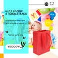 thumbnail image 5 of BESTYASH 10Ud Bolsas De Regalo Rojas Pequeñas Con Asa De Papel Para Almacenaje Y Fiestas, 5 of 5