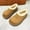 #049-Khaki, variant on Wowcloth Women's Winter Fleece-Lined Casual Shoes - Cozy Slip-On with Round Toe, Solid Color Design & Thick Sole for Indoor/Outdoor Comfort