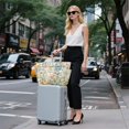 thumbnail image 6 of FORMRS Tote Bag for Women Quilted Large Capacity Travel Work Carry On Shoulder Handbag, Colorful Wildflowers, 6 of 7