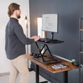 thumbnail image 2 of VIVO Economy Height Adjustable 29" Standing Desk Sit Stand Desktop Monitor Riser, 2 of 8