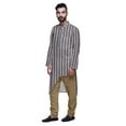 thumbnail image 2 of Atasi Kurta Asymétrique Imprimée Décontractée pour Hommes Ensemble Kurta Longue Designer, 2 of 4