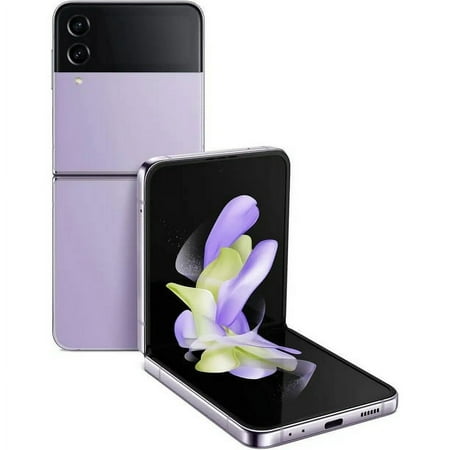 Samsung Galaxy Z Flip 4 5G F721U 128GB Factory Unlocked (Bora Purple) Smartphone - Restored