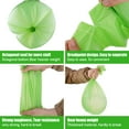 thumbnail image 2 of JENCENBIO Compostable Trash Bags, 2.6 Gallon, 100 Count, Waste Bags for Kitchen Bathroom Office ,US BPI and OK compost HOME Certified, 2 of 7