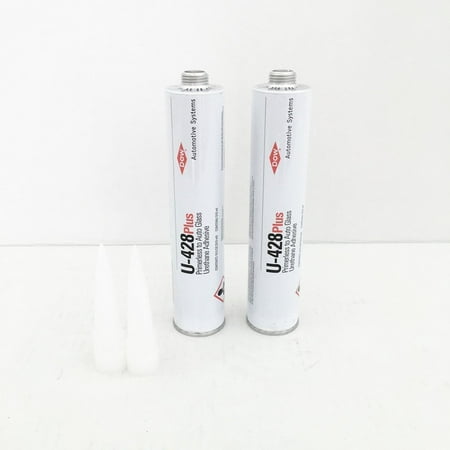 DOW U-428 Plus Auto Glass Windshield Urethane Primerless Adhesive Glue Sealant 2 (Bostik Best Urethane Adhesive)