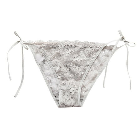 

Women Seamless Briefs Lace Grey L Briefs 3 Pack