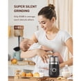 thumbnail image 3 of Adjustable Coffee Bean Grinder Electric, Herb/Spice, Espresso Grinder with 1 Removable Stainless Steel Bowl, Matte Black, 3 of 6
