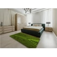 thumbnail image 5 of Ahgly Company Machine Washable Indoor Rectangle Transitional Dark Forest Green Area Rugs, 7' x 10', 5 of 7