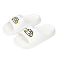 thumbnail image 4 of Fnooota Girls Slide Sandals, Slip On Non Slip Open Toe Waterproof Summer Shoes White Size 1-1.5(Big Kids), 4 of 6