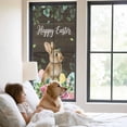 thumbnail image 2 of Easter Window Privacy Film, Spring Watercolor Bunny Eggs Flower Leaf Wood Grain Static Cling UV Sun Blocking Tint Film Heat Control Windows Films for Bedroom Bathroom, Window Stickers 29.5"x78.7", 2 of 7