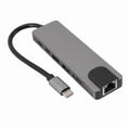 thumbnail image 5 of 6-in-1 USB-C Docking Hub with USB 3.0, HDMI, Ethernet, and Power Delivery Support, 5 of 5