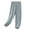 Light Gray, variant on Fozruso Girls Stretch Pants Girls Ice Silk PantsPants Elastic High Waisted Casual Trousers For Kids Summer Flowy Stretchy Pants Sizes 3-4 Years