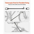 thumbnail image 5 of Heavy Duty Bike Repair Stand 66 lb Capacity Adjustable Height 32.8 to 56.6 Inches Foldable Bicycle Maintenance Rack with Magnetic Tool Tray for Mountain Road Bike Home Shop Mechanics, 5 of 6