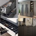 thumbnail image 5 of CHAO Juego de 20 manijas para muebles de cocina de acero inoxidable, barra en forma de T, manija negra para cajón y armario con tornillos, 5 of 5