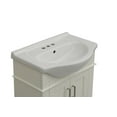 thumbnail image 2 of 24" White Sink Vanity, No Faucet, Matt White, 2 of 3