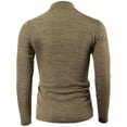 thumbnail image 3 of H2H Men's Casual Slim Fit Basic Tops Knitted Thermal Turtleneck Pullover Sweater (KMTTL0412), 3 of 6