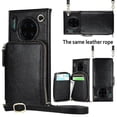 thumbnail image 5 of Funda tipo cartera para Huawei Mate 30 Pro con tarjetero y correa para el hombro para mujer, 5 of 5