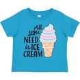 thumbnail image 3 of Inktastic All You Need is Ice Cream with Ice Cream Cone Boys or Girls Toddler T-Shirt, 3 of 5