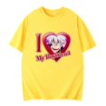 thumbnail image 3 of Camiseta de Gojo Satoru para hombre y mujer, camisa con estampado de I Love My Boyfriend, ropa de calle de verano, 3 of 5