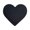 Black-Seamless heart shape, variant on 5Pcs Vintage Corner Bookmarks Leather Corner Page Book Appreciation Present for Book Lover Women Men Reading