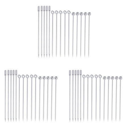 

45X Stainless Steel Cocktail Picks Martini Picks Set