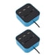 thumbnail image 4 of Methold USB Hub ABS Suministros de teléfono de apariencia pequeña Práctico Lector de tarjetas de múltiple Accesorios de computadora azul 2piezas, 4 of 6