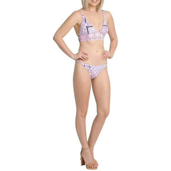 Nanette Lepore Bas de Bikini Fin Rose Taille 12 84$