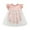 Pink, variant on FAIWAD Newborn Baby Girl Sundress Summer Ruffle Short Sleeve Tulle Dress Infant Girl Cute Romper Dress