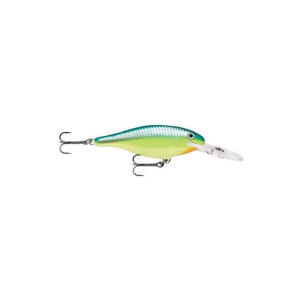 Rapala SR05CRSD Shad Rap Crankbait Fishing Lure 2" 3/16 oz Caribbean ...