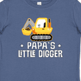 thumbnail image 4 of Inktastic Papa Little Digger Construction Truck Boys Baby T-Shirt, 4 of 5