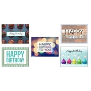 CEO Cards Birthday Greeting Card Assorted Box Set of 25 Cards & 26 Envelopes - VP1603