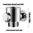 thumbnail image 6 of 2 * Shower Shut-Off Valve-Silver, 6 of 6