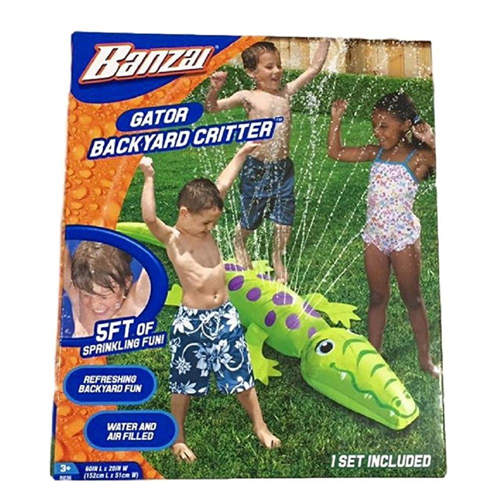 Banzai Gator Backyard Critter Sprinkler by Banzai