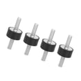 thumbnail image 3 of Soportes de goma 4 Uds M6 soportes de goma macho antivibración Silentblock coche barco bobinas para compresor de aire bomba de agua de motor de gasolina diésel(VV20×10 M6×8), 3 of 14