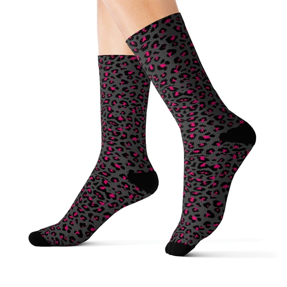 Pink Leppard Socks