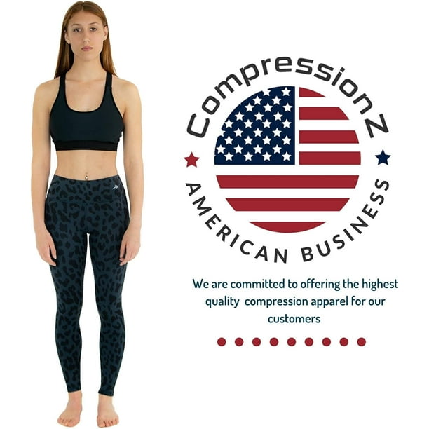CompressionZ Super High Waisted Women's Leggings with Pockets