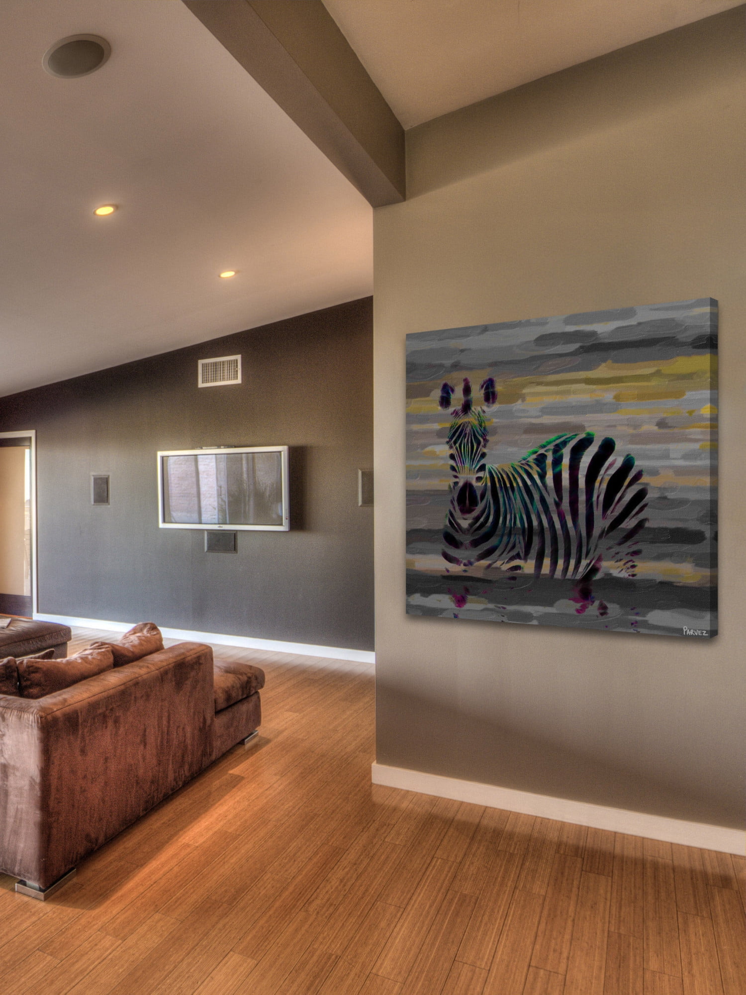 Stripes Art Print on Premium Canvas