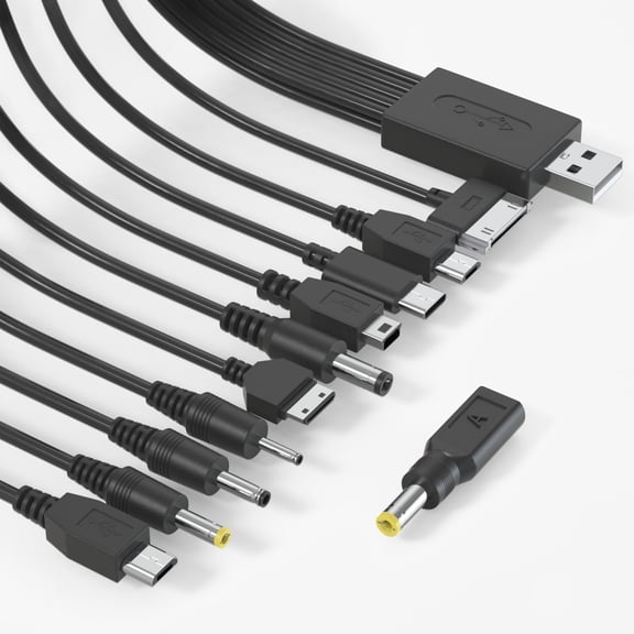 Universal Dog Shock Collar Charger Cable for Bousnic,Power Cord Compatible with Mini Educator,PATPET,Dogrook, Petspy, Slopehill and Other,11-in-1 Dog Training Collar USB Charging Cord