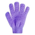 thumbnail image 1 of Five Fingers Guantes Baño Toalla Ducha Scrub Body Child Home Supply (Púrpura), 1 of 6