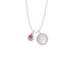 thumbnail image 2 of Delight Jewelry Silvertone Ornament with Red Snowflake To the World You are a Mother Locket Necklace, 2 of 4