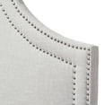 thumbnail image 2 of Skyline Decor Grayish Beige Fabric Upholstered King Size Headboard, 2 of 3