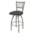 thumbnail image 2 of Holland Bar Stool Co Contessa 25 in. Slat Back Swivel Counter Stool with Faux Leather Seat, 2 of 2