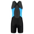 thumbnail image 7 of Aislor Girls Boyleg Cutout One-piece Swimsuits Swimming Costume Athletic Rash Guard Bathing Suit Swimwear Size 8-16 Blue&Black 8, 7 of 7