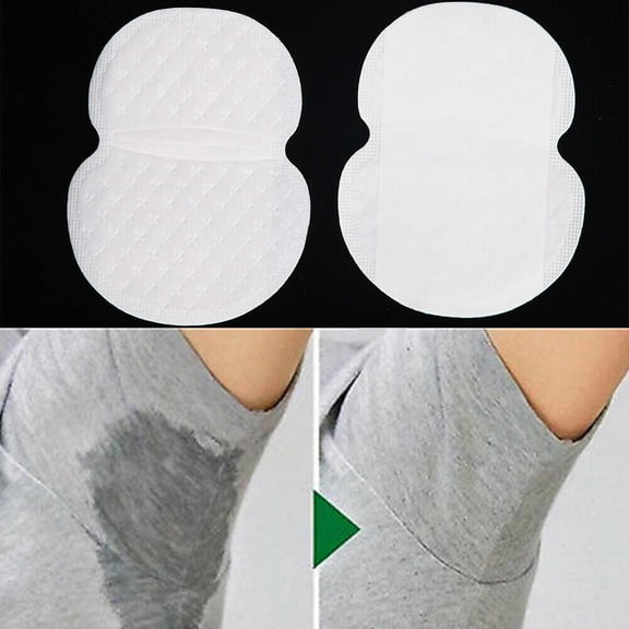 JLLOM Invisible Armpit Protection - Family Pack, 100 Disposable Pads, Easy Application
