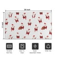 thumbnail image 5 of White Christmas Santa Pattern Door Rugs,Washable Non Slip Door Mats Indoor,Decorative Door Mats,Entry Mat Indoor for Entrance,Bedroom,Kitchen,Bathroom,17"x30", 5 of 6
