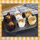 thumbnail image 4 of Estuches para muffins, 150 piezas de vasos de papel para hornear tulipanes para bodas, suministros para fiestas de cumpleaños, 4 of 5