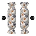 thumbnail image 2 of Salouo Tropical Leaves Pattern Cute Bolster Pillow,Cylindrical Pillow Long Pillow for Bed Round Side Pillow for Knee/Leg/Neck ,- Length 24.4" x 9.8" Diameter, 2 of 8